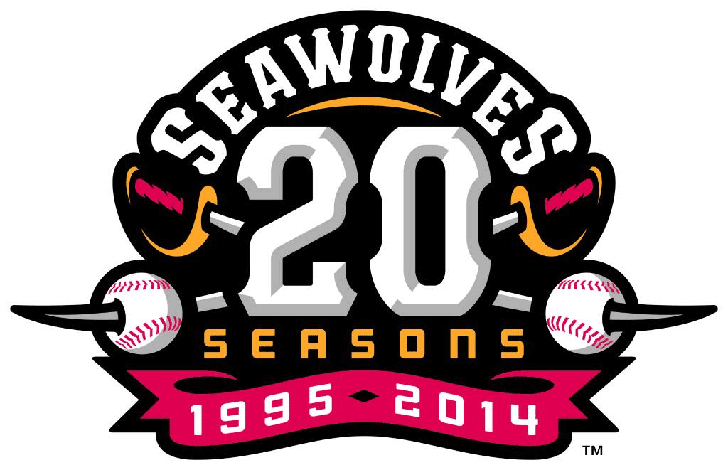 Erie SeaWolves 2014 Anniversary Logo iron on transfers for T-shirts
